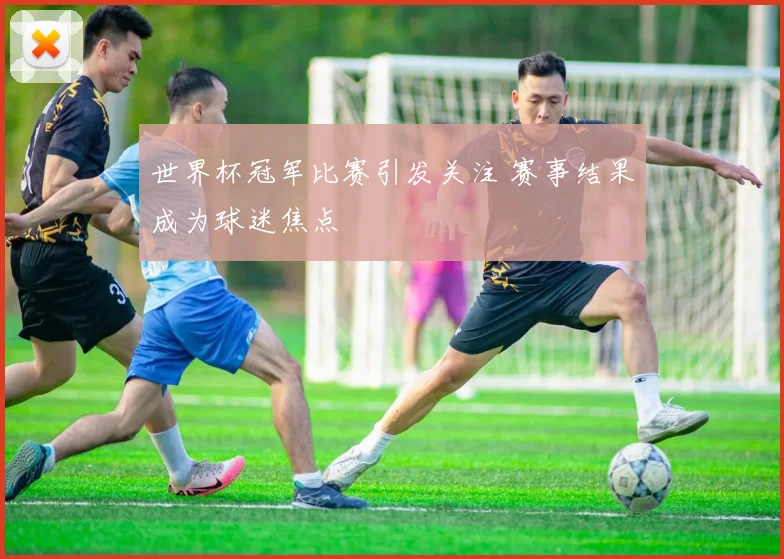 世界杯冠军比赛引发关注 赛事结果成为球迷焦点